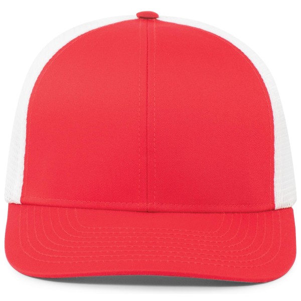 P401 Pacific Headwear RED/WHITE/RED