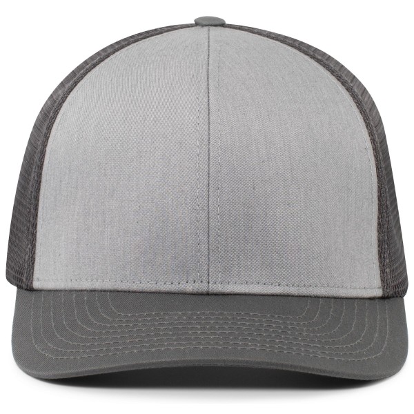 P401 Pacific Headwear HEATHER GREY/LIGHT CHARCOAL/LI