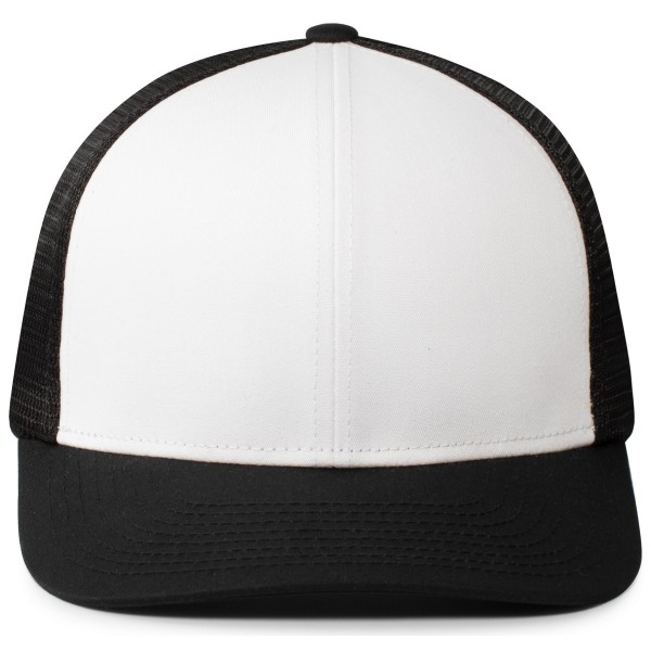 P401 Pacific Headwear WHITE/BLACK/BLACK
