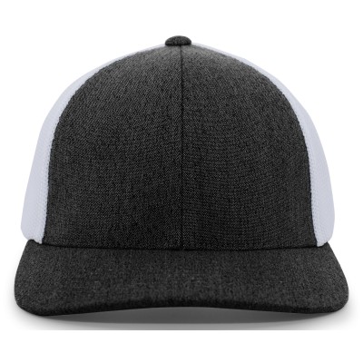 Pacific Headwear P405 BLACK HEATHER/WHITE
