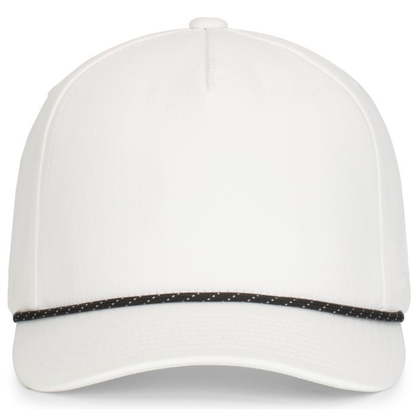 P421 Pacific Headwear WHITE/BLACK/WHITE