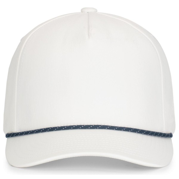 P421 Pacific Headwear WHITE/NAVY/WHITE
