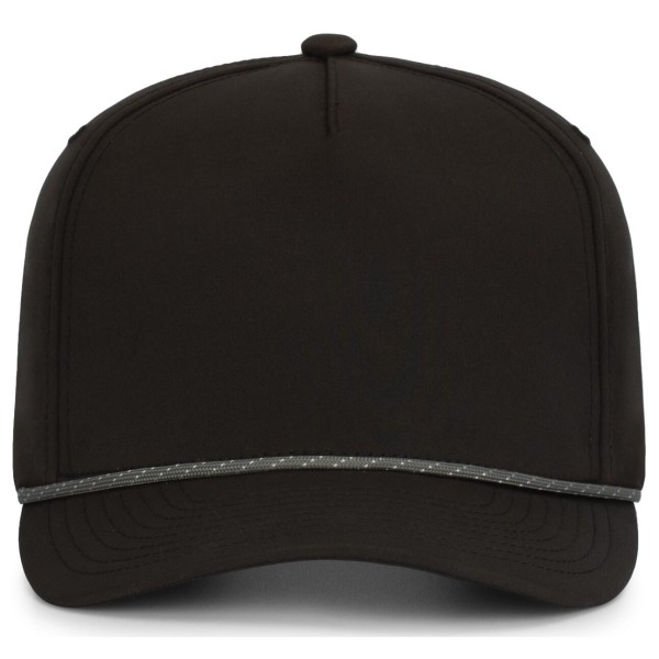 P421 Pacific Headwear BLACK/GRAPHITE/WHITE