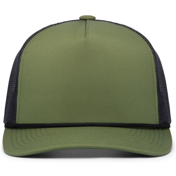 P423 Pacific Headwear MOSS/LT CHARCOAL/MOSS