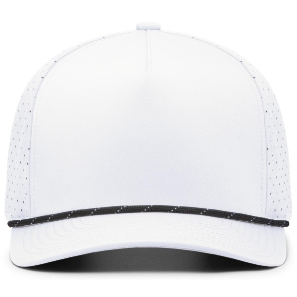 P424 Pacific Headwear WHITE/BLACK/WHITE