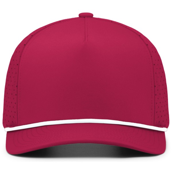 P424 Pacific Headwear BERRY/WHITE