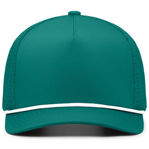 P424 Pacific Headwear DARK TEAL/WHITE