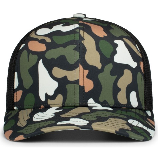 P686 Pacific Headwear BAYOU/LT CHARCOAL/BAYOU