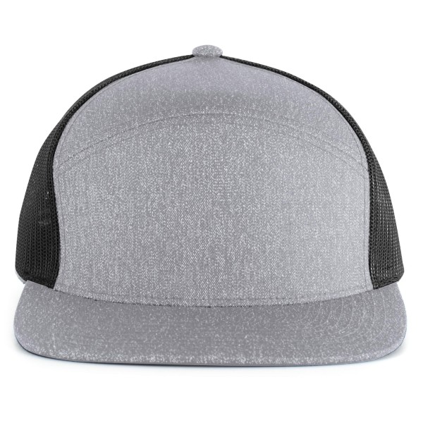 P710 Pacific Headwear GREY HEATHER/BLACK