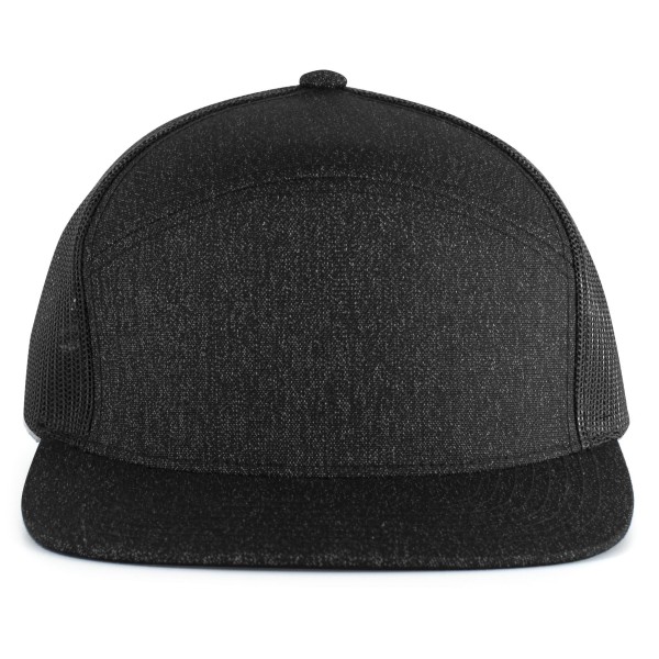 P710 Pacific Headwear BLACK HEATHER/BLACK