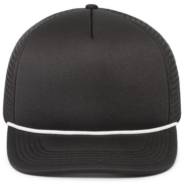 P782 Pacific Headwear BLACK/WHITE
