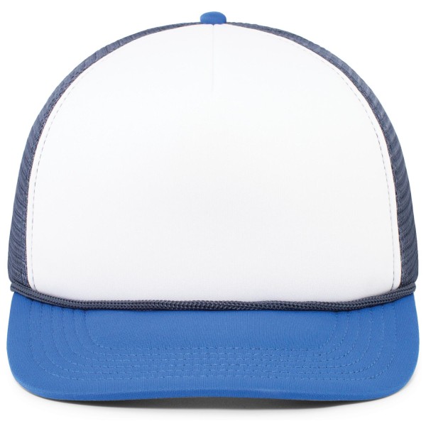 P782 Pacific Headwear WHITE/NAVY/ROYAL