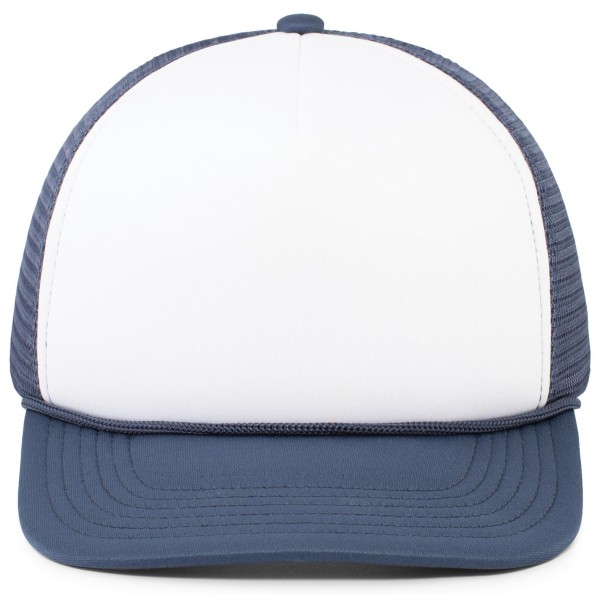 P782 Pacific Headwear WHITE/NAVY/NAVY