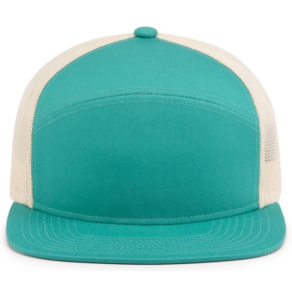 P787 Pacific Headwear TEAL/BEIGE/TEAL