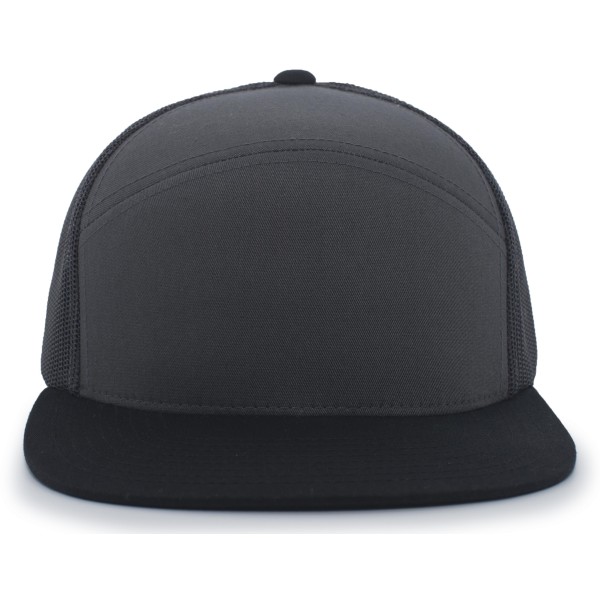 P787 Pacific Headwear Charcoal/Black