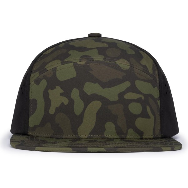 P788 Pacific Headwear WOODLAND/BLACK/WOODLAND
