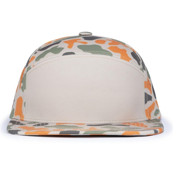 P788 Pacific Headwear KHAKI/BLAZE CAMO/BLAZE CAMO
