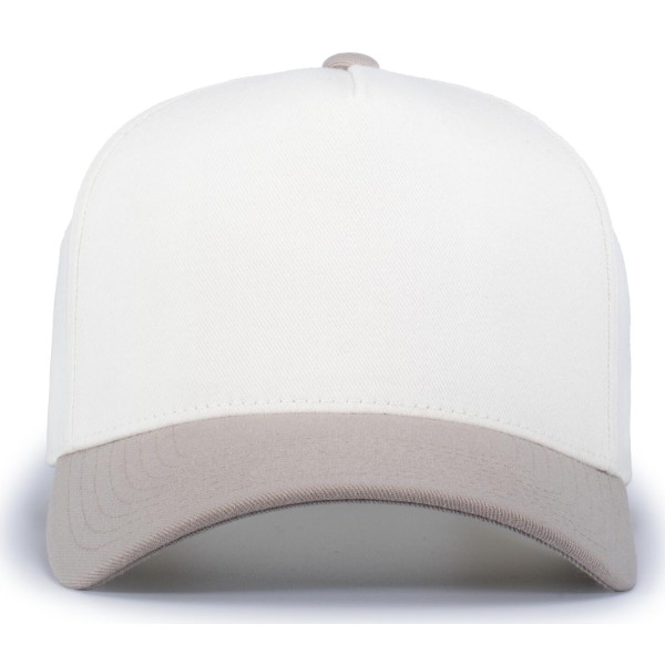 P814 Pacific Headwear VINTAGE WHITE/KHAKI