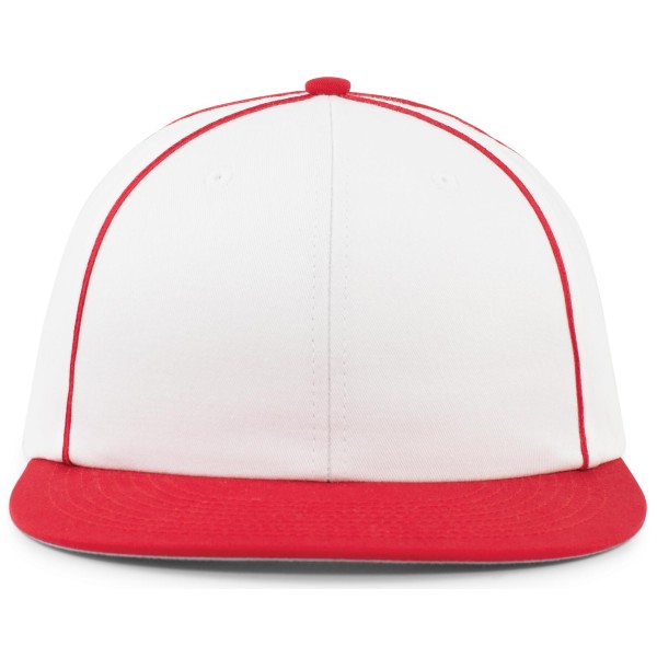 P820 Pacific Headwear WHITE/RED