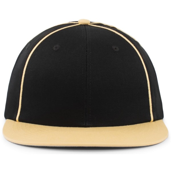P820 Pacific Headwear BLACK/VEGAS GOLD