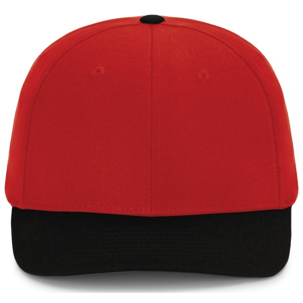 P821 Pacific Headwear RED/BLACK