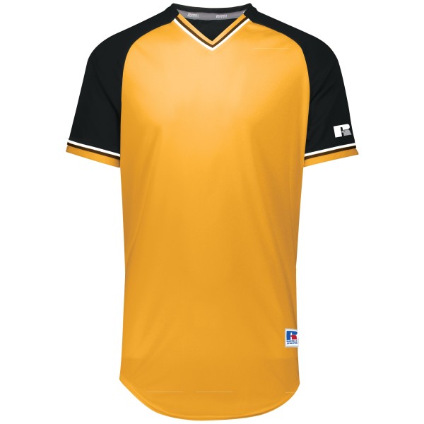 R01X3B Russell Athletic GOLD/BLACK/WHITE