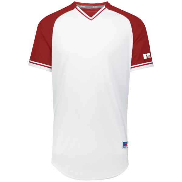 R01X3M Russell Athletic WHITE/TRUE RED/WHITE