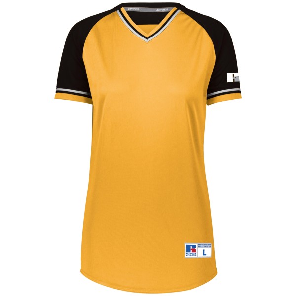 R01X3X Russell Athletic GOLD/BLACK/WHITE