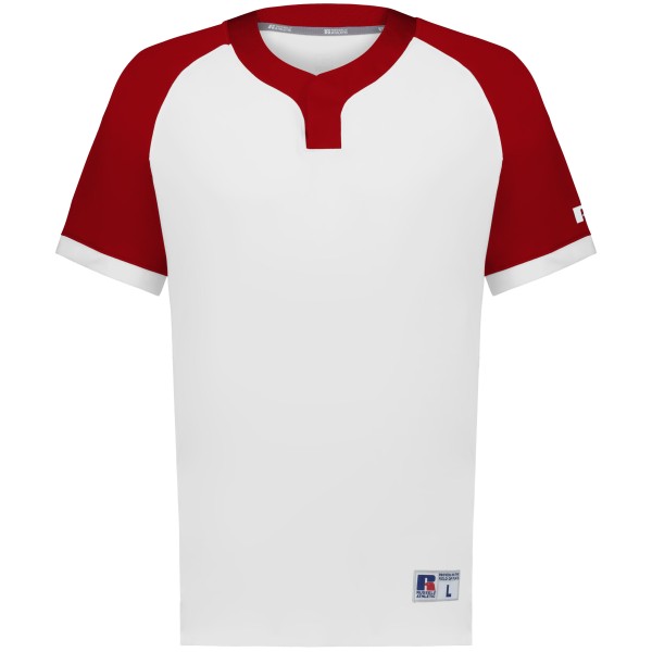 R02X3M Russell Athletic WHITE/TRUE RED