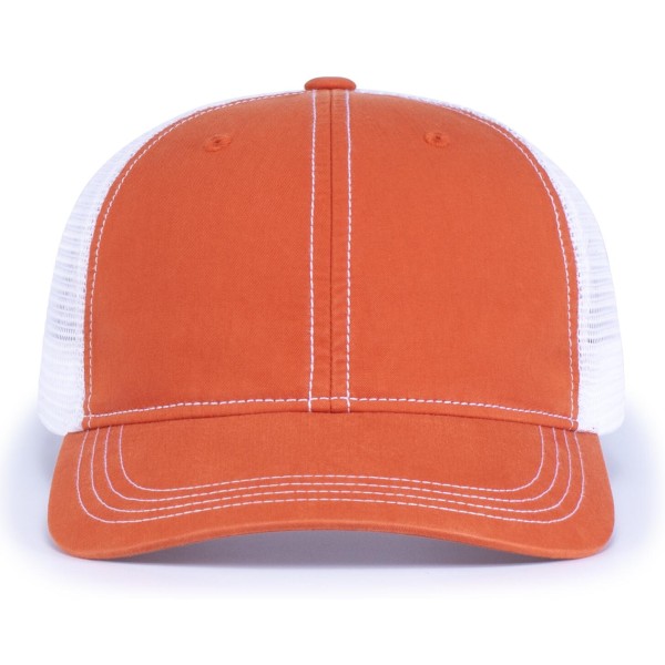 V67 Pacific Headwear ORANGE/WHITE/ORANGE