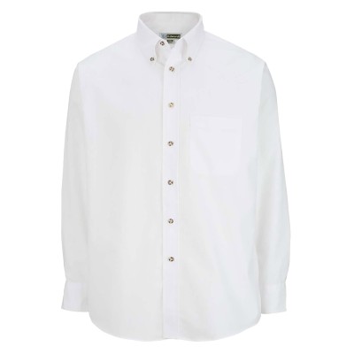 Edwards 1280 Easy Care Poplin Long Sleeve Mens Shirt