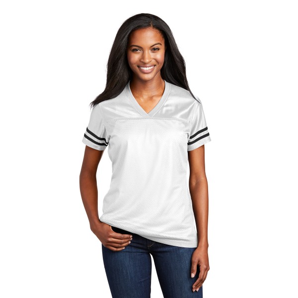 LST307 Sport-Tek White/ Black