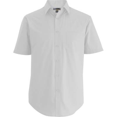 Edwards 1314 Essential Broadcloth Short Sleeve Mens Shirt