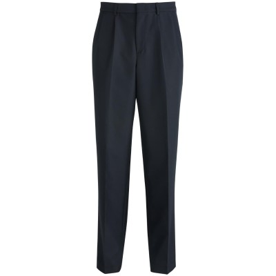 Edwards 2640 Mens Pleated Front Poly/Wool Pant