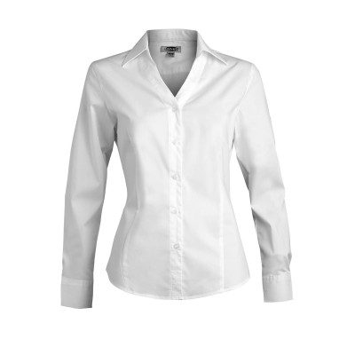 Edwards 5034 Stretch Broadcloth Long Sleeve Ladies Shirt
