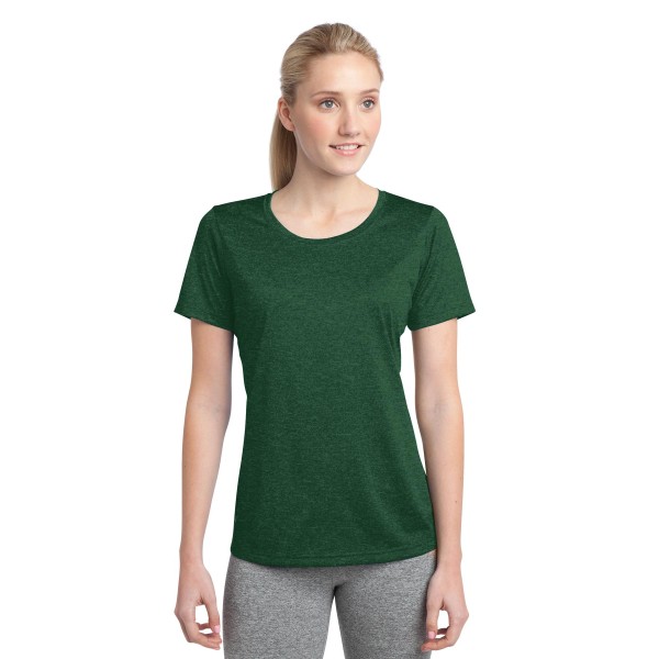 LST360 Sport-Tek Forest Green Heather