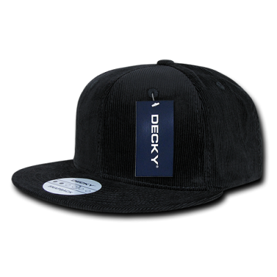 Decky 1076 6 Panel High Profile Structured Corduroy Snapback