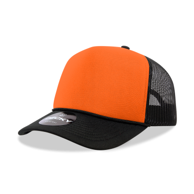 Decky 220 5 Panel Mid Profile Structured Two Tone Foam Trucker