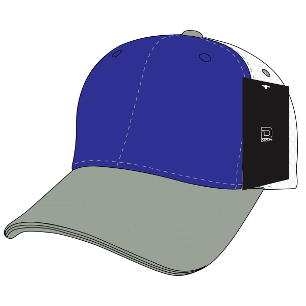 4006 Decky Heather Grey/Navy/White