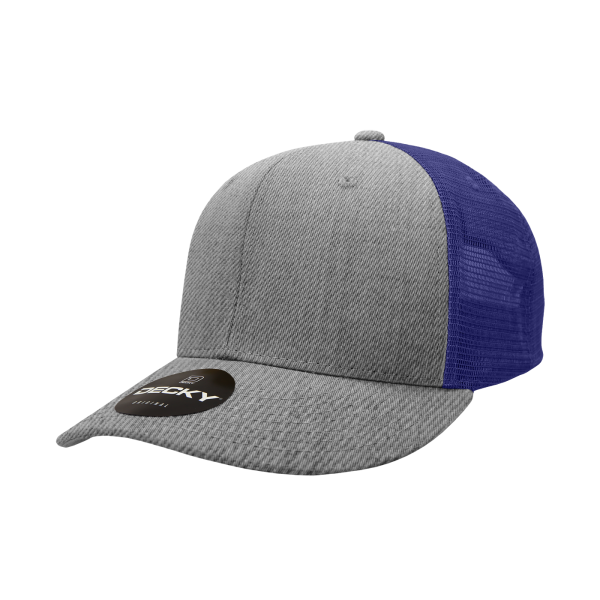 4006 Decky Heather Grey / Navy