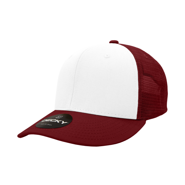 4006 Decky MAROON/WHITE/MAROON