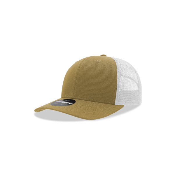 5019 Decky Khaki/White