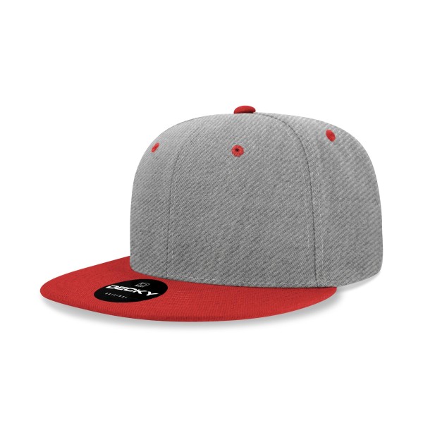 6020 Decky HeatherGrey/Red