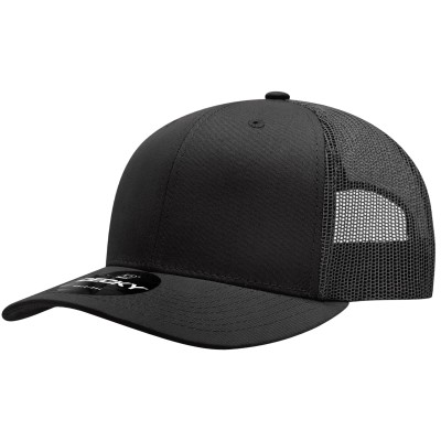 Decky 6021 6 Panel Mid Profile Structured Cotton Blend Trucker