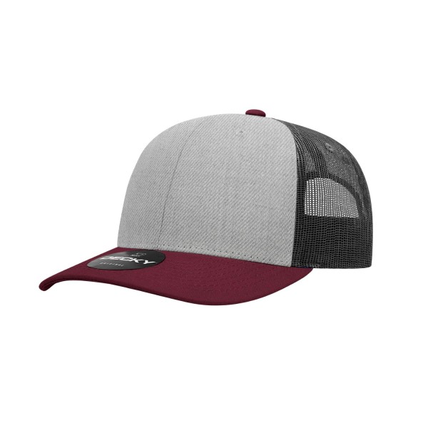 6021 Decky Maroon/H.Grey/Charcoal