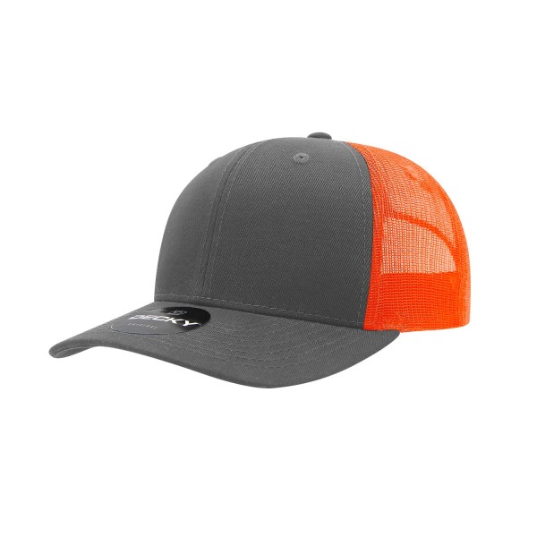 6021 Decky Charcoal/Orange