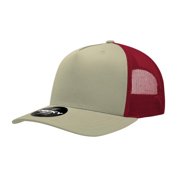 6030 Decky Khaki/Cardinal