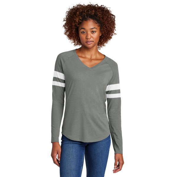 LST6043 Sport-Tek White/ Vintage Heather