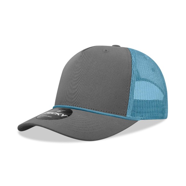 6040 Decky Charcoal/Sky