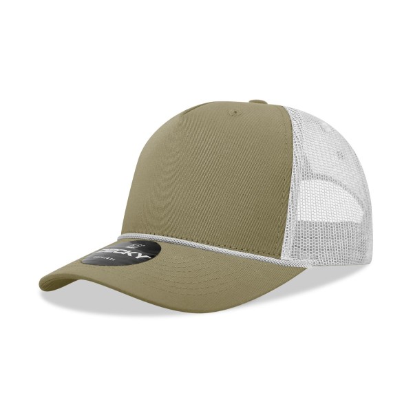 6040 Decky Khaki/White